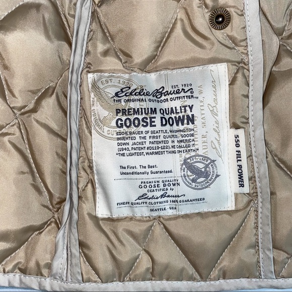 Eddie Bauer Diamond Quilt Goose Down Vest - Picture 9 of 12